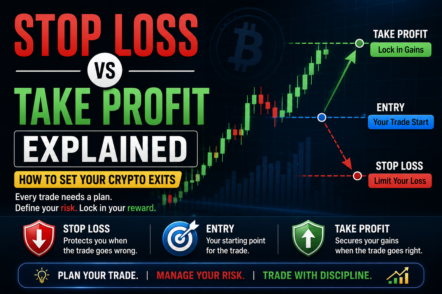 Stop Loss vs Take Profit Explained: How to Set Your Crypto Exits