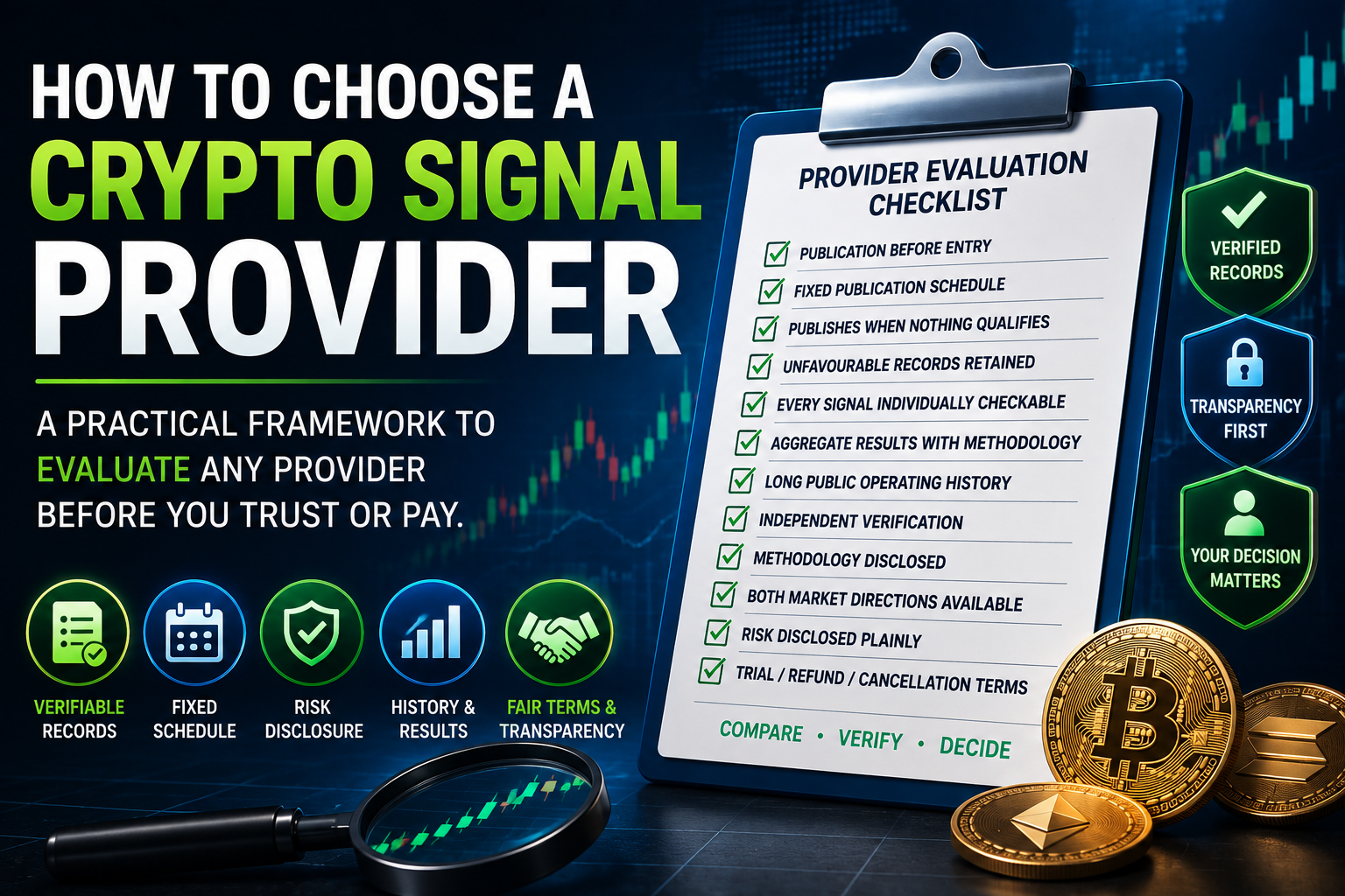 How to Choose a Crypto Signal Provider