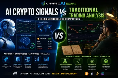 AI Crypto Signals vs Traditional Trading Analysis: A Clear Methodology Comparison