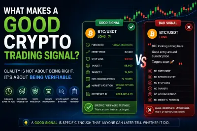 What Makes a Good Crypto Trading Signal?