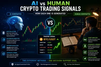AI vs Human Crypto Trading Signals: How Each One Is Generated
